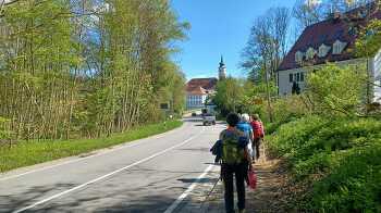 Auf dem Münchner Jakobsweg vom Kloster Schäftlarn über Starnberg nach Possenhofen